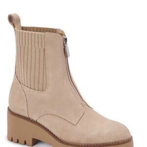 Blondo Dixie Waterproof Booties | Sand Suede | Size 7 | Like New
